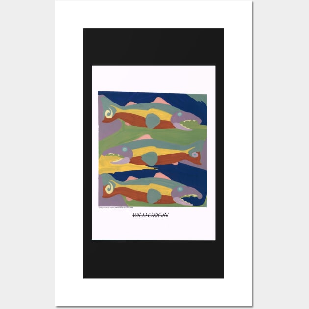 Salmon Origins ; steelhead rainbow trout Wall Art by anuvisculture